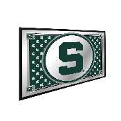Michigan State Spartans: Team Spirit - Framed Mirrored Wall Sign, FNB-NCMIST-265-02A