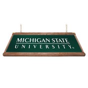 MSU - Michigan State Spartans 49" Premium Wood Pool Table Light, FNB-NCMIST-330