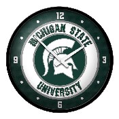Michigan State Spartans: Modern Disc Wall Clock, FNB-NCMIST-510-01A