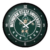 Michigan State Spartans: Sparty - Modern Disc Wall Clock, NCMIST-510-02