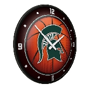Michigan State Spartans: Basketball - Modern Disc Wall Clock, NCMIST-510-11