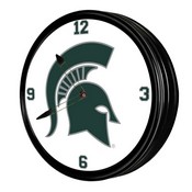 MSU - Michigan State Spartans 19" LED Team Spirit Clock, FNB-NCMIST-550