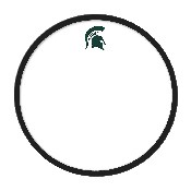 Michigan State Spartans: Modern Disc Dry Erase Wall Sign, NCMIST-612-01