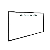 Michigan State Spartans: Go Green, Go White - Framed Dry Erase Wall Sign, FNB-NCMIST-613-02A