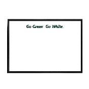 Michigan State Spartans: Go Green, Go White - Framed Dry Erase Wall Sign, FNB-NCMIST-613-02A