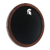 Michigan State Spartans: Chalkboard "Faux" Barrel Top Sign, NCMIST-630-01