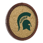 Michigan State Spartans: "Faux" Barrel Framed Cork Board, FNB-NCMIST-632-02A