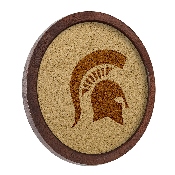 Michigan State Spartans: "Faux" Barrel Framed Cork Board, FNB-NCMIST-632-02A
