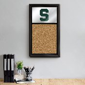 Michigan State Spartans: Mirrored Cork Note Board, NCMIST-645-03