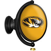 Missouri Tigers: Original Oval Rotating Lighted Wall Sign, FNB-NCMISU-125-01A