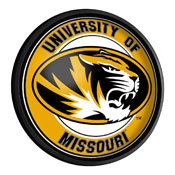 Missouri Tigers: Round Slimline Lighted Wall Sign, NCMISU-130-01