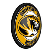 Missouri Tigers: Round Slimline Lighted Wall Sign, NCMISU-130-01