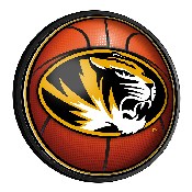 Missouri Tigers: Basketball - Round Slimline Lighted Wall Sign, NCMISU-130-11