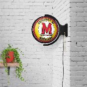 Maryland Terrapins: Original Round Lighted Rotating Wall Sign, NCMRYT-115-01