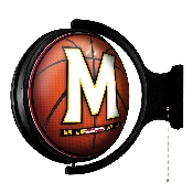 Maryland Terrapins: Basketball - Original Round Rotating Lighted Wall Sign, NCMRYT-115-11