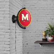 Maryland Terrapins: Original Oval Rotating Lighted Wall Sign, FNB-NCMRYT-125-01A