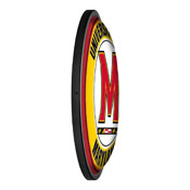 Maryland Terrapins: Round Slimline Lighted Wall Sign, NCMRYT-130-01