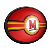 Maryland Terrapins: Oval Slimline Lighted Wall Sign, FNB-NCMRYT-140-01A