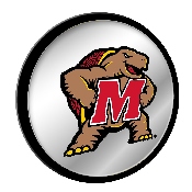 Maryland Terrapins: Mascot - Modern Disc Mirrored Wall Sign, NCMRYT-235-02