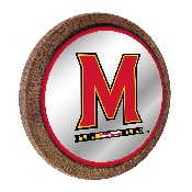 Maryland Terrapins: Mirrored Barrel Top Mirrored Wall Sign, FNB-NCMRYT-245-01A