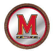 Maryland Terrapins: Mirrored Barrel Top Mirrored Wall Sign, FNB-NCMRYT-245-01A
