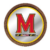 Maryland Terrapins: Mirrored Barrel Top Mirrored Wall Sign, FNB-NCMRYT-245-01A