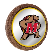 Maryland Terrapins: Mascot - Mirrored Barrel Top Mirrored Wall Sign, FNB-NCMRYT-245-02A