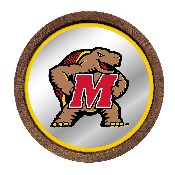 Maryland Terrapins: Mascot - Mirrored Barrel Top Mirrored Wall Sign, FNB-NCMRYT-245-02A
