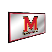 Maryland Terrapins: Framed Mirrored Wall Sign, FNB-NCMRYT-265-01A