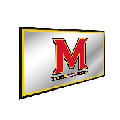 Maryland Terrapins: Framed Mirrored Wall Sign, FNB-NCMRYT-265-01A