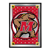 Maryland Terrapins: Team Spirit, Mascot - Framed Mirrored Wall Sign, NCMRYT-275-02