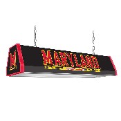 Maryland Terrapins: Standard Pool Table Light, FNB-NCMRYT-310-01A