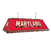 Maryland Terrapins: Premium Wood Pool Table Light, FNB-NCMRYT-330-01A