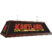 Maryland Terrapins: Premium Wood Pool Table Light, FNB-NCMRYT-330-01A