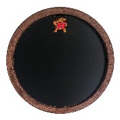 Maryland Terrapins: Terrapin - Chalkboard "Faux" Barrel Top Sign, NCMRYT-630-02