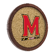 Maryland Terrapins: "Faux" Barrel Framed Cork Board, FNB-NCMRYT-632-01A