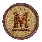 Maryland Terrapins: "Faux" Barrel Framed Cork Board, FNB-NCMRYT-632-01A