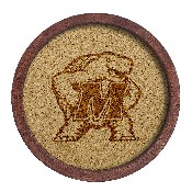 Maryland Terrapins: Mascot - "Faux" Barrel Framed Cork Board, FNB-NCMRYT-632-02A