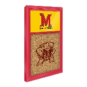 Maryland Terrapins: Dual Logo - Cork Note Board, FNB-NCMRYT-640-02A