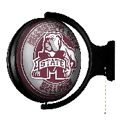 Mississippi State Bulldogs: Mascot - Original Round Rotating Lighted Wall Sign, NCMSST-115-02