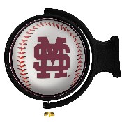 Mississippi State Bulldogs: Baseball - Original Round Rotating Lighted Wall Sign, NCMSST-115-31