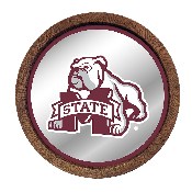 Mississippi State Bulldogs: Mascot - Mirrored Barrel Top Mirrored Wall Sign, NCMSST-245-02