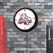 Mississippi State Bulldogs: Bulldog - Retro Lighted Wall Clock, NCMSST-550-02
