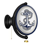 USNA Navy Midshipmen Rotating LED Team Spirit Wall Sign, FNB-NCNAVY-125
