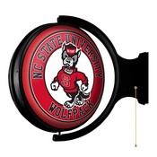 N.C. State Wolfpack Rotating Illuminated Team Spirit Wall Sign-Round, FNB-NCNCST-115