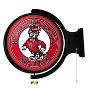 N.C. State Wolfpack Rotating Illuminated Team Spirit Wall Sign-Round, FNB-NCNCST-115