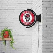 N.C. State Wolfpack Rotating Illuminated Team Spirit Wall Sign-Round, FNB-NCNCST-115