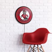 N.C. State Wolfpack Slimline Illuminated Team Spirit Wall Sign-Round FNB-NCNCST-130