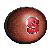 NC State Wolfpack: Pigskin - Oval Slimline Lighted Wall Sign, NCNCST-140-21