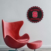 NC State Wolfpack: Block S - Bottle Cap Wall Sign, FNB-NCNCST-210-01A